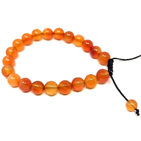 Pulsera de Ágata roja natural