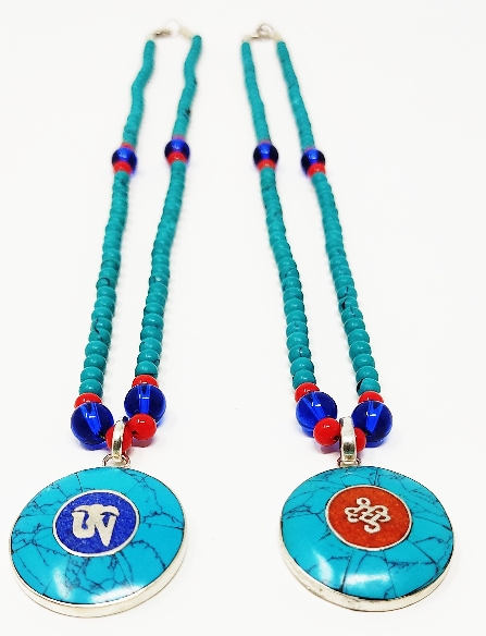 Collar tibetano om/Nudo infinito