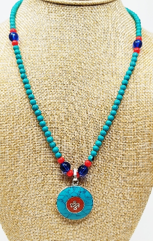 Collar tibetano om/Nudo infinito