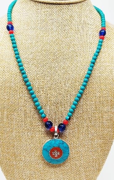 Collar tibetano om/Nudo infinito