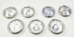 Set 7 cuencos ofrendas aluminio mediano 2