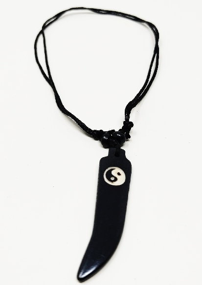 Colgante de hueso "Yin y yang" colghu58 (3 unidades)
