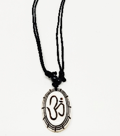 Colgante de hueso "Om" colghu59 (3 unidades) 2