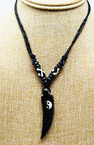 Colgante de hueso "Yin Yang" II colghu61