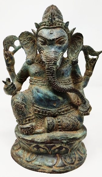Ganesh bronce envejecido