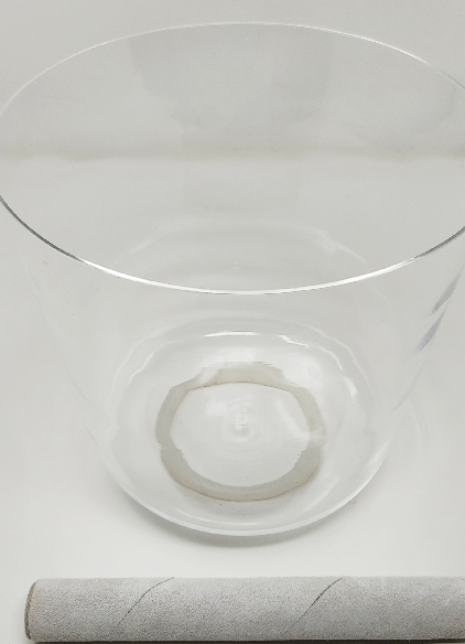 Cuenco de cuarzo cristalino 17,5 cms.