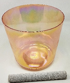 Cuenco de cuarzo alquímico Cuarzo rosa 20 cms.