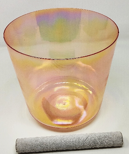 Cuenco de cuarzo alquímico Cuarzo rosa 20 cms.