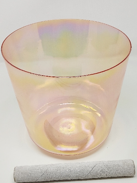 Cuenco de cuarzo alquímico Cuarzo rosa 20 cms.