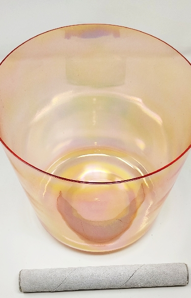 Cuenco de cuarzo alquímico Cuarzo rosa 20 cms.