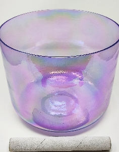 Cuenco de cuarzo alquímico Fluorita 20 cms.