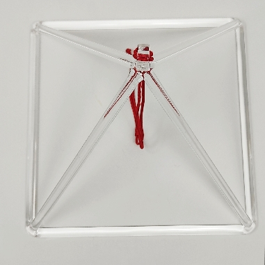 Pirámide de cuarzo 17,5 cms.