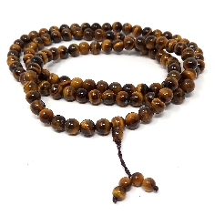 Japamala de ojo de tigre