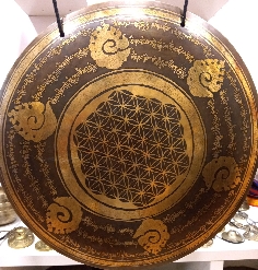 Gong nepalí 48 cms- Flor de la vida