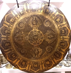 Gong nepalí 46 cms.- "Doble Dorje"