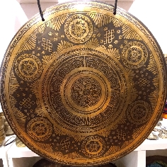 Gong nepalí 48 cms. "Yin yang- nudo infinito"