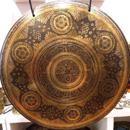 Gong nepalí 48 cms. "Yin yang- nudo infinito" Gong nepalí 48 cms. "Yin yang- nudo infinito"