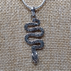 Colgante de plata "Serpiente"