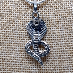 Colgante de plata "Cobra"
