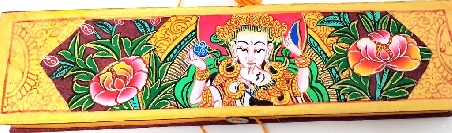 Caja de incienso triple