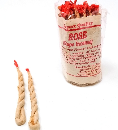 Rosa. Incienso trenzado. Pack ahorro
