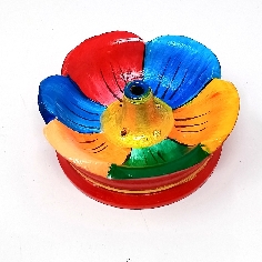 Incensario de madera "Flor de loto"