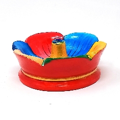 Incensario de madera "Flor de loto" 2