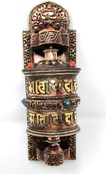 Rueda de oración de pared 20 x 6,5 cms.