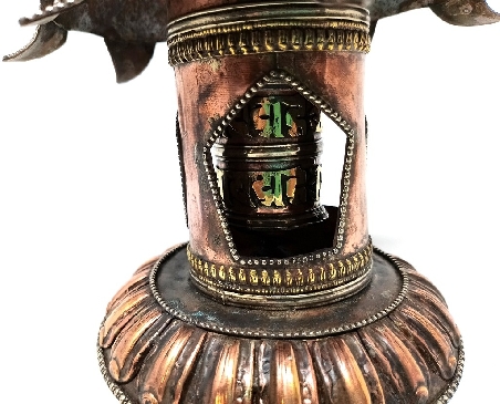 Torre incensario + rueda de oración