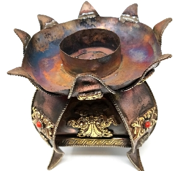 Torre incensario + rueda de oración