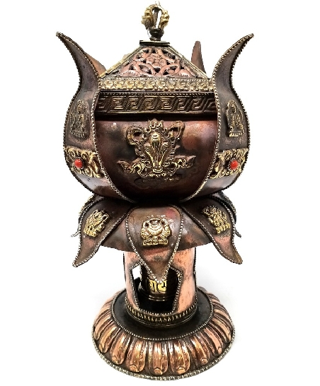 Torre incensario + rueda de oración