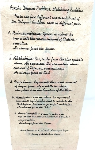 Lokta "Pancha buddhas"