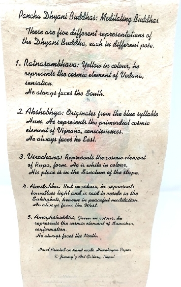 Lokta "Pancha buddhas"