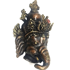 Máscara Ganesh bronce 2