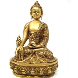 Buda de la medicina de bronce- 26 cms.