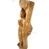 Buda en tronco de madera 40 cms.