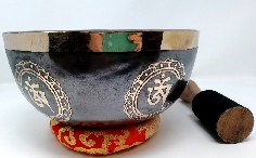 Cuenco "Om" oscuro 22-23 cms. 1300-1500 grs.