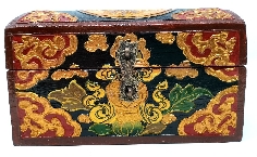 Cofre tibetano ovalado