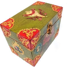 Cofre tibetano rectangular mediano 2