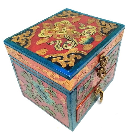 Joyero cajonera tibetano