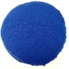 Zafu. Cáscara de espelta ecológica. Azul. Mediano 2