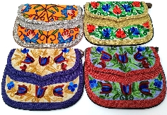 Bolso de algodón bordado