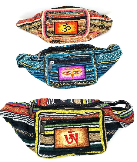 Riñonera de colores con bordado