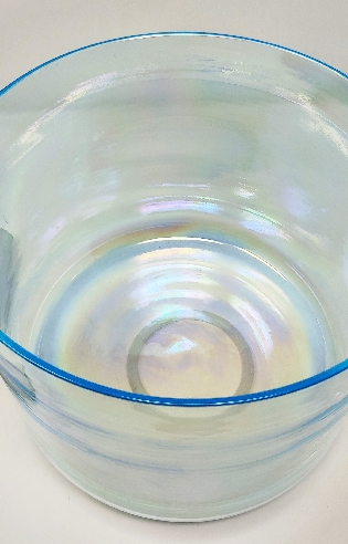 Cuenco de cuarzo alquímico Zafiro 20 cms.