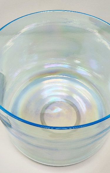 Cuenco de cuarzo alquímico Zafiro 20 cms.