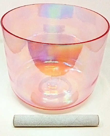 Cuenco de cuarzo alquímico Cuarzo Rosa 25 cms.
