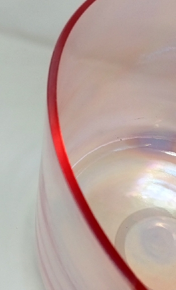 Cuenco de cuarzo alquímico Cuarzo Rosa 25 cms.