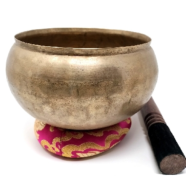 Cuenco 7 metales antiguo Mus5  18 cms.