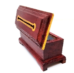 Incensario de madera pintado mediano 2