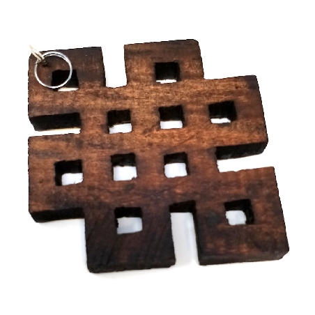 Nudo infinito pedrería 10 cms.